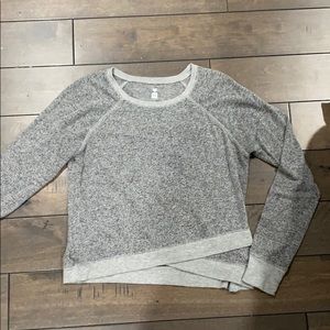 cropped light weight top